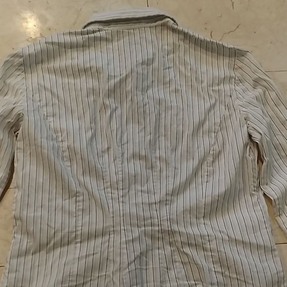 Ann Taylor Strech fitted button-down shirt, 6P - Picture 7 of 8